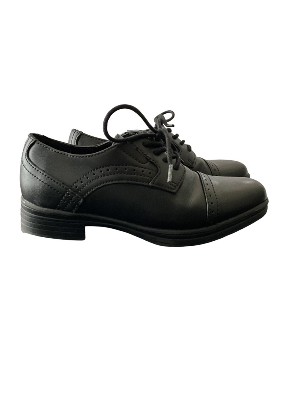 Stafford Dane Jr Boys Cap Toe Oxford Dress Shoes Size 13M